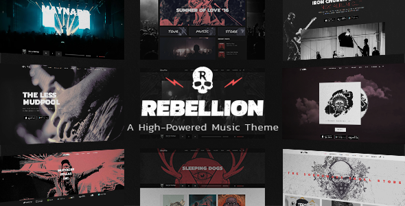 Rebellion - WordPress Theme for Music Bands & Record Labels