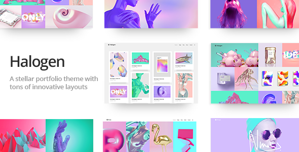 Halogen - Innovative Portfolio WordPress Theme