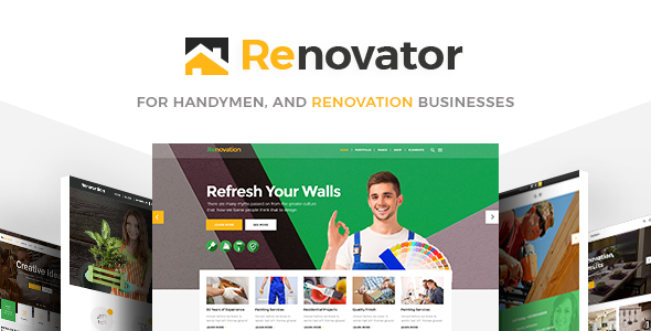 Renovator - Contractors and Renovation Business WordPress Theme