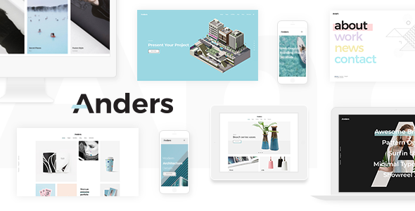 Anders - Design Portfolio WordPress Theme