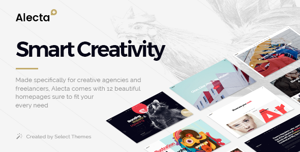 Alecta - Creative Agency WordPress Theme