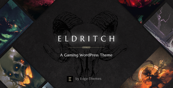 Product preview supplied for Eldritch - Epic WordPress Theme for Gaming and eSports