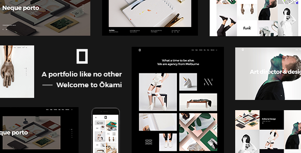 Preview image for Okami - Portfolio WordPress Theme