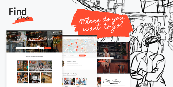 Product preview supplied for FindMe - Directory Listing WordPress Theme