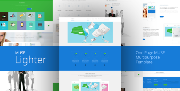 Lighter - One Page MUSE Template