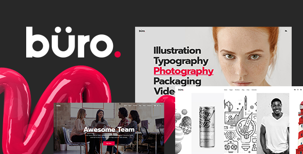 Büro - Creative Agency and Freelancer WordPress Theme