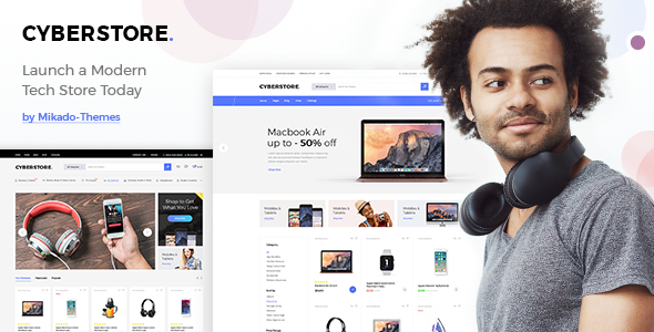 CyberStore - Simple eCommerce Shop WordPress Theme