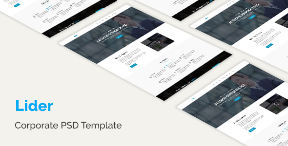 Lider -  Corporate PSD Template