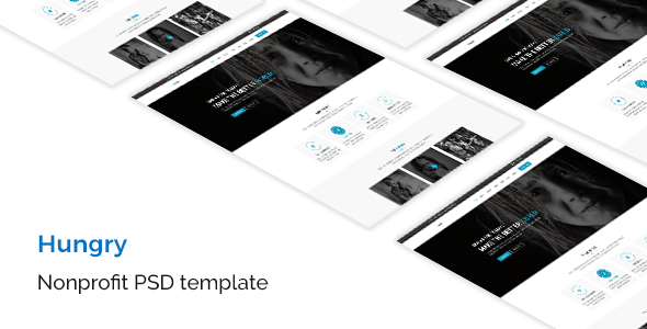 Hungry - Nonprofit PSD Template