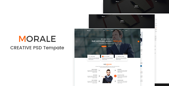 Morale - Creative PSD Template