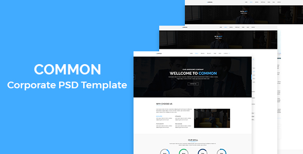 Common - Corporate PSD Template