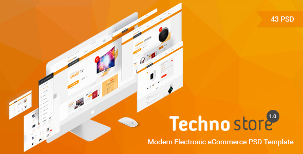 Techno Store - Electronic eCommerce PSD