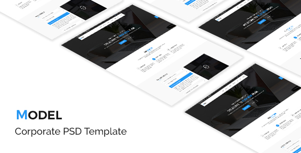 Model - Corporate  PSD Template listing image