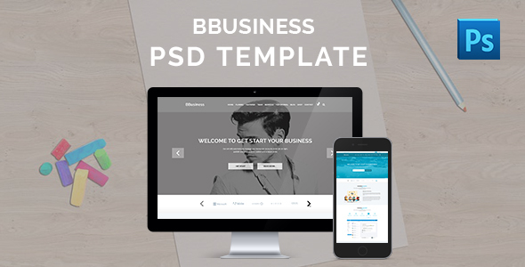 BBusiness - Onepage Business PSD Template