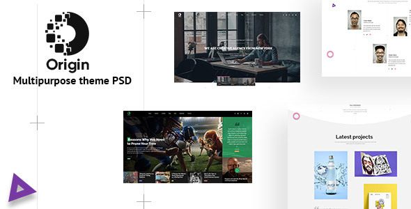 Origin - Minimal and Creative for Multipurpose Psd Template