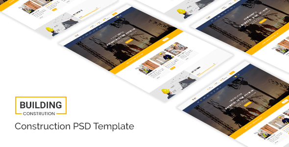 Building - Construction PSD  Template