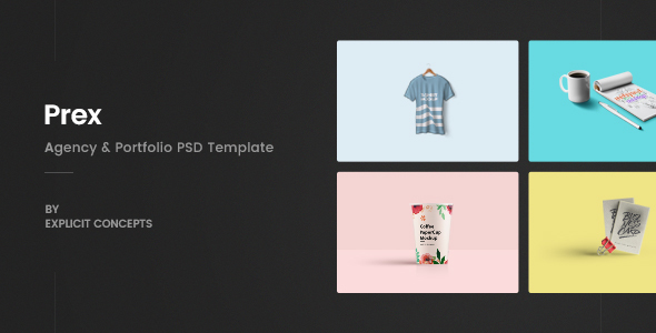 Prex | Creative Agency & Portfolio PSD Template