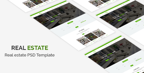 Real Estate PSD Template