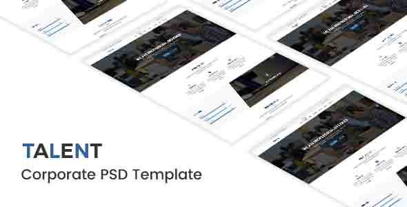 Talent - Corporate PSD Template