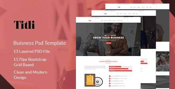 Titli Buisness PSD Template