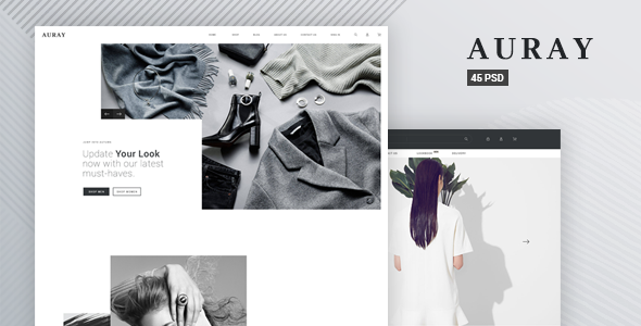 Auray - eCommerce PSD Template