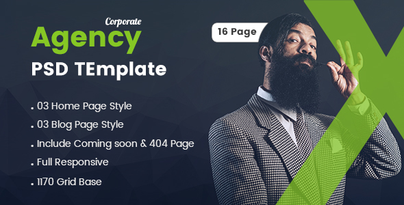 Corporate Agency PSD Template