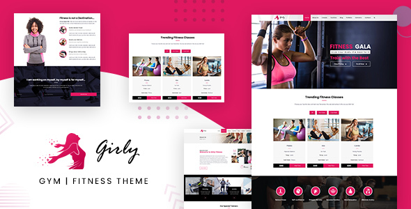 Preview image for Gym Fitness WordPress Theme
