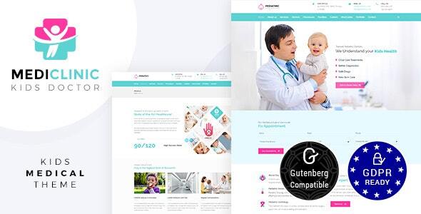 Medi - Medical Clinic WordPress Theme product preview