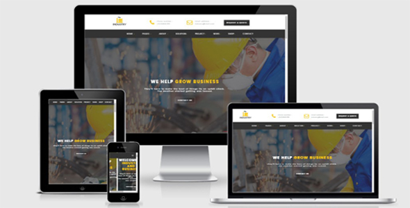 Industry- Factory Html Template