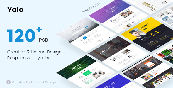 Yolo | Responsive Multi-Purpose PSD Template