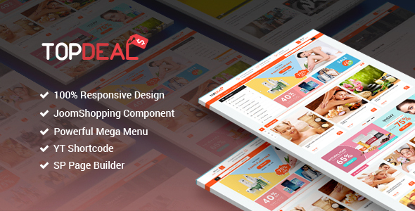 TopDeal - Responsive Multipurpose Deal, eCommerce Joomla Template With Page Builder product preview