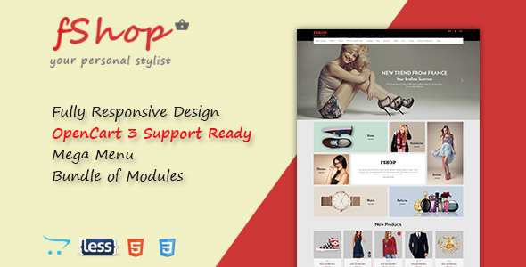 fShop - Advanced Multipurpose Responsive OpenCart 3 Theme