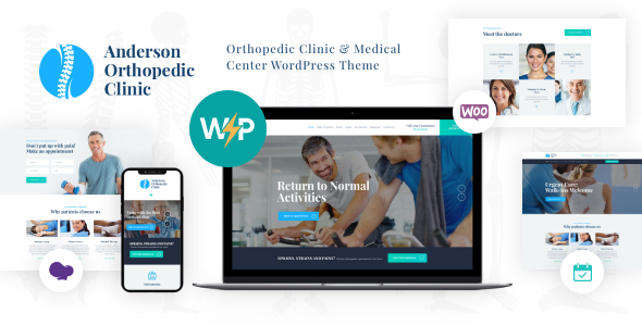 Anderson | Physical Therapy & Orthopedic Clinic WordPress Theme