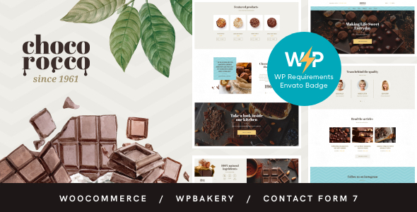 ChocoRocco | Chocolate & Candy Sweets Shop WordPress Theme