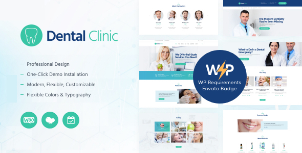 Dental Clinic - Dentist & Dental Surgeon WordPress Theme