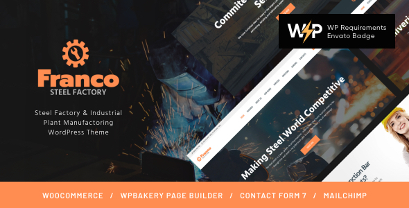 Franco | Steel Factory & Industrial Plant WordPress Theme