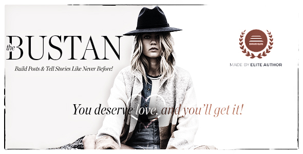 Product preview supplied for Bustan / The Ultimate Magazine & Blog Template