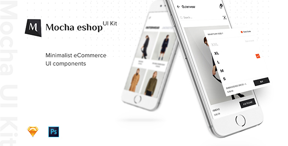 Product preview supplied for eShop Mobile UI Kit