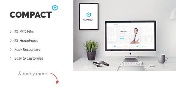 Preview image for Compact - Corporate Multi-Purpose HTML Template