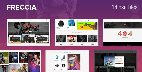 Freccia - Sportswear Store PSD Templates
