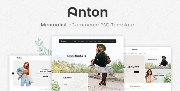 Anton - Ecommerce PSD Template