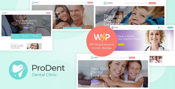 ProDent | Dental Clinic & Tooth Doctor WordPress Theme listing image