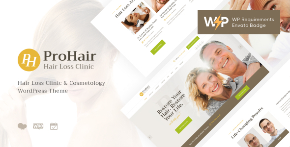 ProHair | Hair Loss & Transplantation Clinic WordPress Theme