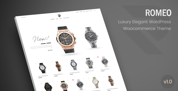 Preview image for Romeo - Luxury Modern WooCommerce WordPress Theme