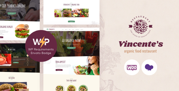 Vincente's | Cafe, Restaurant & Bistro WordPress Theme