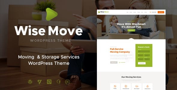 Wise Move | Moving, Relocation & Storage Services WordPress Theme