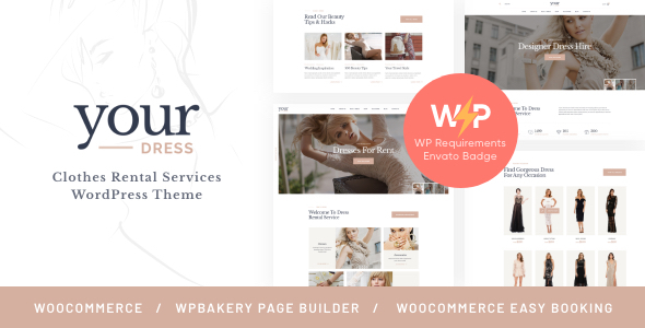 Your Dress | Dress Rental & Clothing Store WordPress Theme + Shop