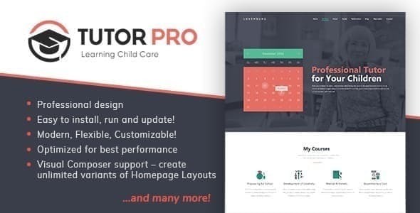 Tutor Pro |  Education WordPress Theme