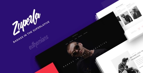 Product preview supplied for Zuperla - Creative Multi-Purpose WordPress Theme