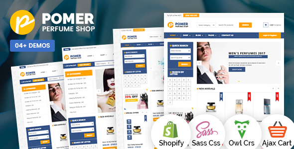 SP Pomer - Perfumes & Cosmetics Store Shopify Theme